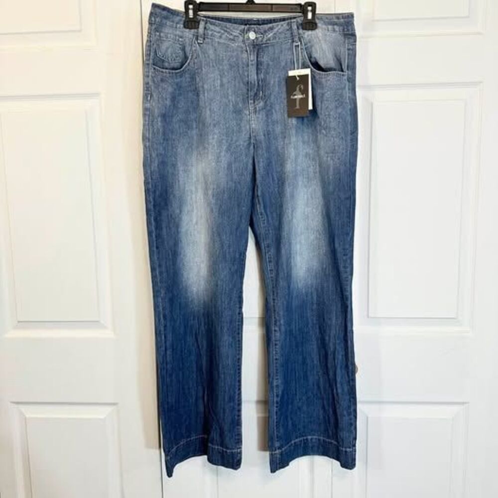 Flamingals Wide Leg Jeans 2XL